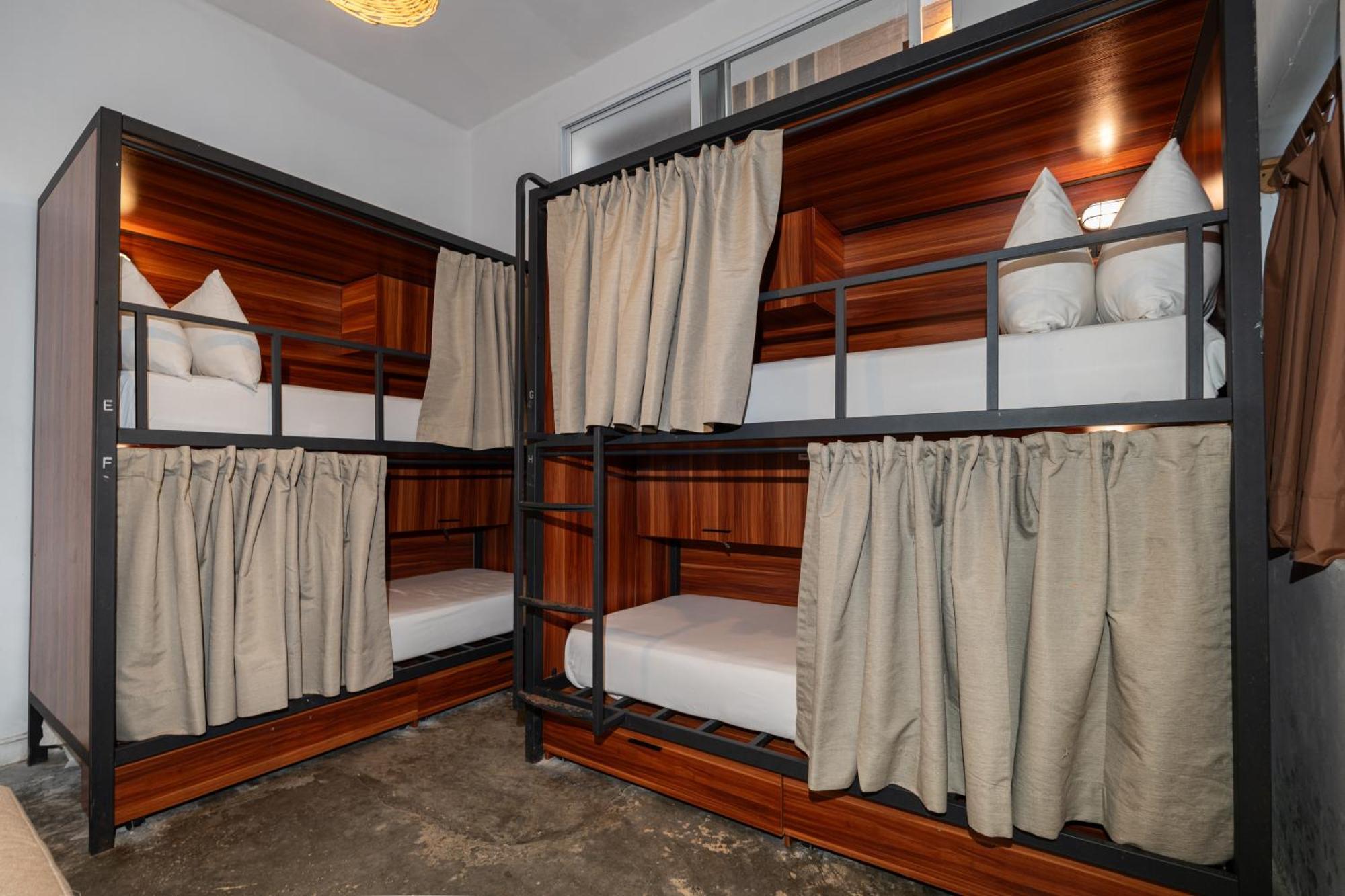 Habitación compartida mixta de 12 camas